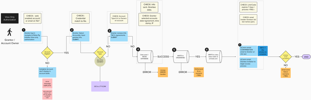 View Only Flow Diagram